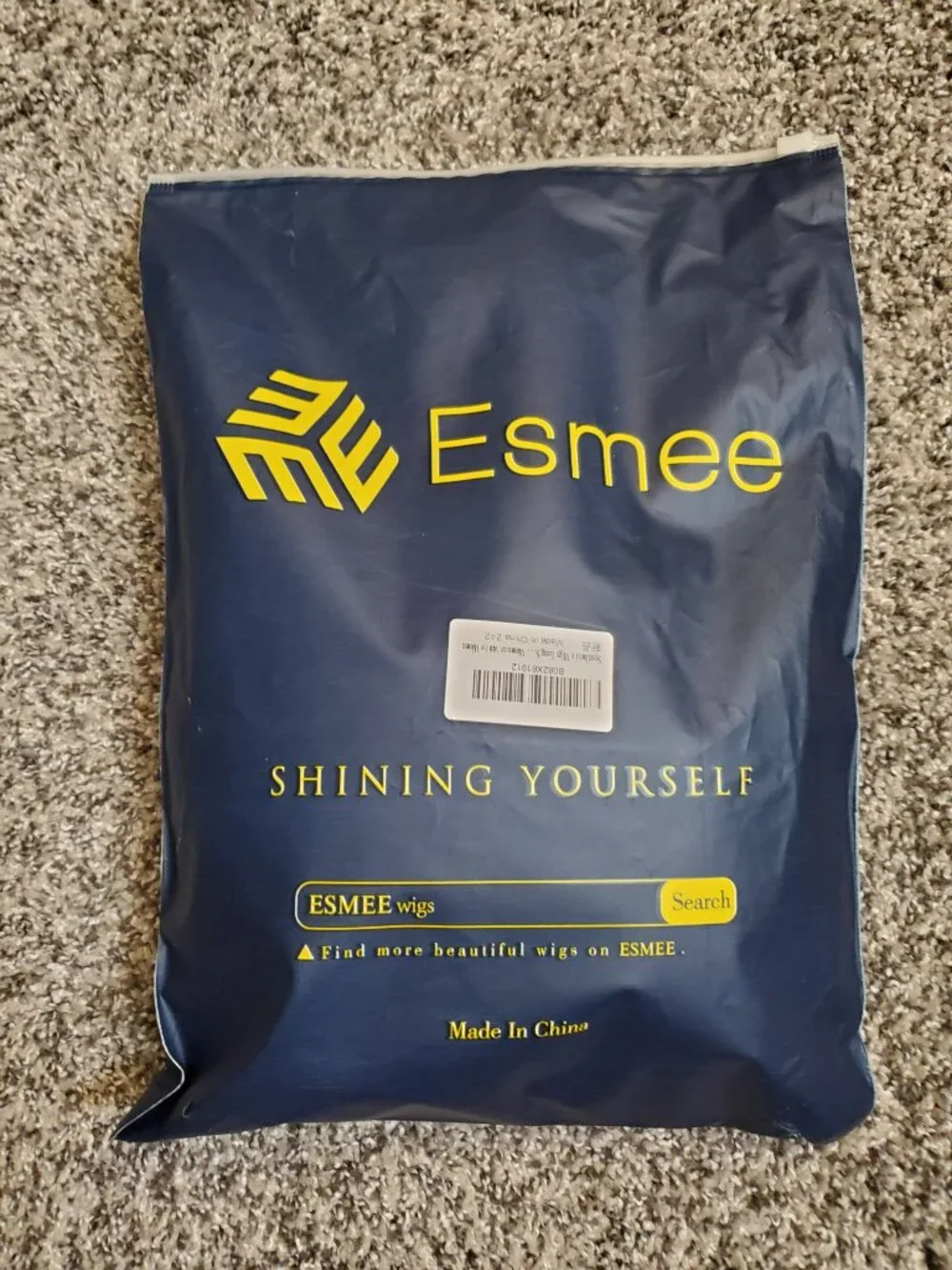 Esmee Realistic Blonde Curtain Bang Synthetic Wig
